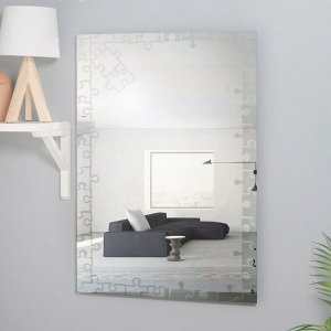 Зеркало, настенное, с пескоструйной графикой, 80?60 см