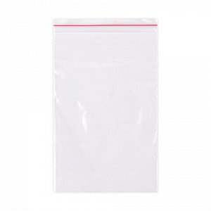 Пакеты ZIP LOCK "зиплок" ОЧЕНЬ ПРОЧНЫЕ, комплект 100 шт., 100х150 мм, ПВД 80 мкм, BRAUBERG EXTRA, 608176