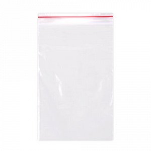 Пакеты ZIP LOCK "зиплок" ОЧЕНЬ ПРОЧНЫЕ, комплект 100 шт., 150х200 мм, ПВД 80 мкм, BRAUBERG EXTRA, 608177