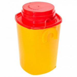 Контейнер для сбора отходов острого инструмента 0,5 л КОМПЛЕКТ 80 шт., желтый (класс Б), СЗПИ