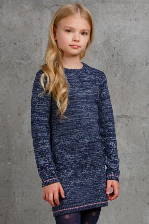 Платье для девочки Juno 32B-32277COZ Flower темно-синий