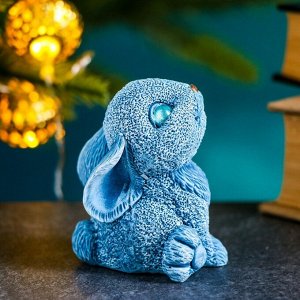 Фигура "Кролик Лучик" серо-голубой, 7х5х6см