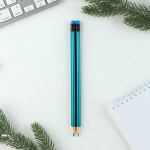 Подарочный набор новогодний, блокнот, карандаши простые 2 шт., наклейки, значок «Сказка»