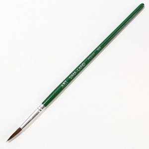Кисть из волоса пони круглая № 5, ARTLAVKA (Короткая ручка)