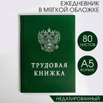 Ежедневник &quot;Трудовая книжка&quot;, А5, 80 листов