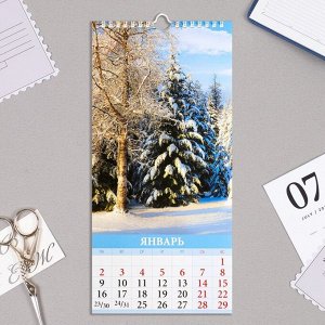 Календарь перекидной на ригеле "Времена Года" 2023 год, 16,5 х 34 см