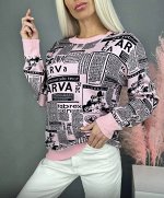 Свитшот с принтом женский