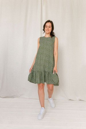 Платье Polka-dot Green