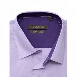 Сорочка подростковая приталенная длинный рукав цвет Фиолетовый Imperator