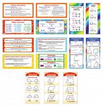 Комплект карточек-шпаргалок по математике (15 видов в комплекте), 4630112023688