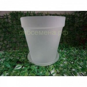 Горшок Классика 2,5л + поддон 125 (прозр)
