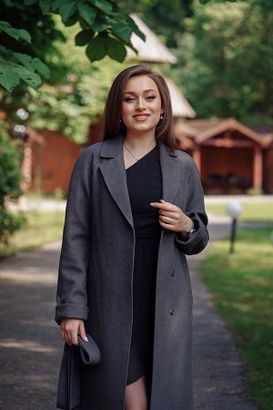 Пальто женское демисезонное 22555 (серый)