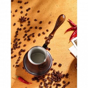 Турка для кофе "Армянская джезва", с песком, медная, 420 мл