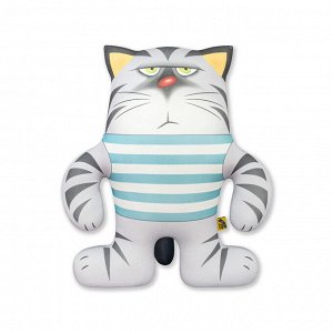 Игрушка-антистресс Кот ВДВ серый