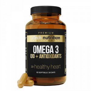 Omega 3 + Q10 aTech nutrition, 60 шт