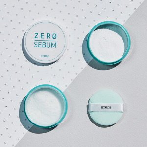 Минеральная рассыпчатая матирующая пудра Etude Zero Sebum Drying Powder, 4гр