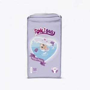 TokiBaby трусики детские M (6-11кг), 48шт