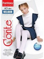 Колготки конте velour 60den белый