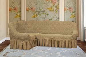 Чехол для углового дивана Rayne цвет: светло-бежевый (300 см)