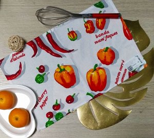 СИМА-ЛЕНД Полотенце кухонное Перчик, рогожка 26х43 см