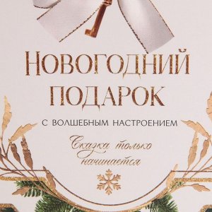 Пакет-коробка новогодний «Подарок для тебя», 23 х 18 х 11 см