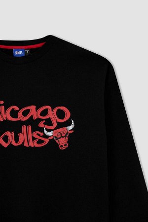 Толстовка Defacto Fit NBA Chicago Bulls Licensed Comfort Fit