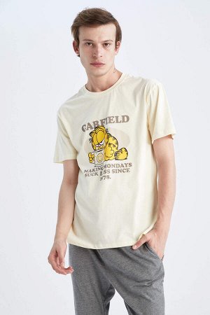 Пижамный комплект Garfield Licensed Defacto Fit стандартной посадки с круглым вырезом