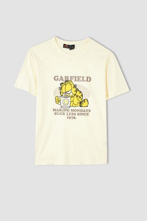 Пижамный комплект Garfield Licensed Defacto Fit стандартной посадки с круглым вырезом