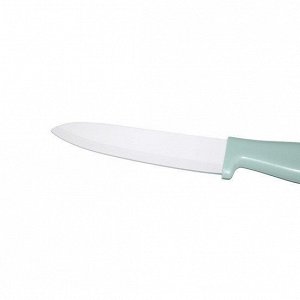 Нож керамический кухонный с чехлом, E6,  ассорт.