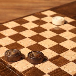 Нарды ручной работы "Армения", 60х30 см, с шахматным полем
