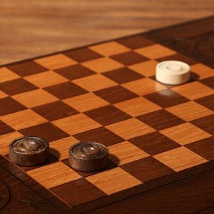 Нарды ручной работы "Корабль", 60х30 см, с шахматным полем, Армения