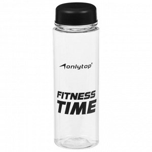 Набор для фитнеса ONLYTOP «Геометрия»: 3 фитнес-резинки, бутылка для воды, массажный мяч