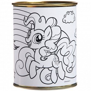 Копилка-раскраска с красками "Коплю на подарки", My Little Pony