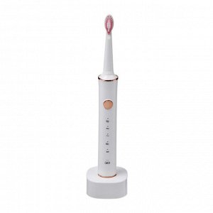 Электрическая зубная щётка Luazon LP-002, вибрационная, 31000 дв/мин, 4 насадки, АКБ, белая