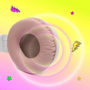 Наушники беспроводные "Кошачьи ушки", светящиеся, CAT EAR BOROFONE BO18, 400 mAh