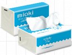 Салфетки бумажные Mioki двухслойные 200 шт мягкая упаковка