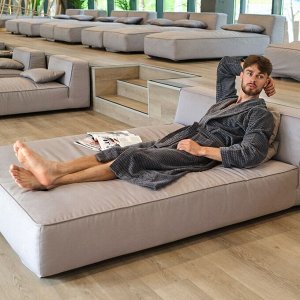 Халат махровый LoveLife "Comfort" цвет серый, (L) 100% хлопок, 330 гр/м2