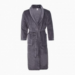 Халат махровый LoveLife "Comfort" цвет серый, (L) 100% хлопок, 330 гр/м2