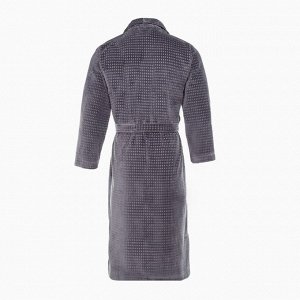 Халат махровый LoveLife "Comfort" цвет серый, (L) 100% хлопок, 330 гр/м2