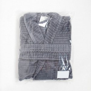Халат махровый LoveLife "Comfort" цвет серый, (S) 100% хлопок, 330 гр/м2