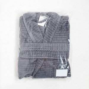 Халат махровый LoveLife "Comfort" цвет серый, (L) 100% хлопок, 330 гр/м2
