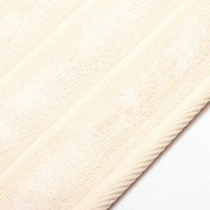 Полотенце махровое "Этель" Bamboo Milk 50х90 см, 70% хл, 30% бамбук, 450гр/м2