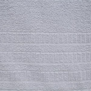 Полотенце махровое Fortuna, цвет серый, размер 70х130, 100% хлопок, 270 гр