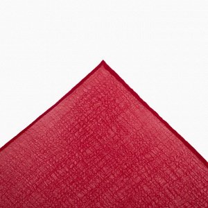 Платок текстильный, цвет бордо, размер 70х70