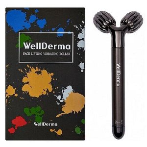 Роликовый массажер с вибрацией для лифтинг-эффекта WellDerma Face Lifting Vibrating Roller