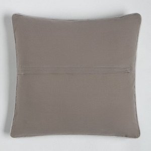 Чехол на подушку  "Листья" 40*40 см, 100% хлопок