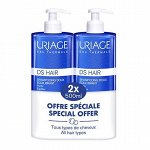 Урьяж НАБОР Шампунь для волос мягкий балансирующий Uriage DS Hair 2*500 мл