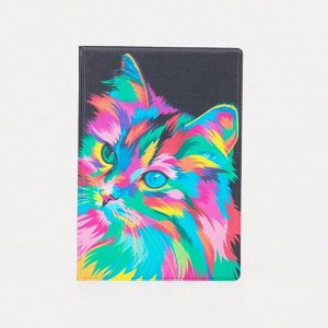 Обложка для паспорта, цвет разноцветный, «Кот» 5180160