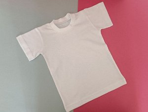 Однотонная детская футболка для мальчиков и девочек