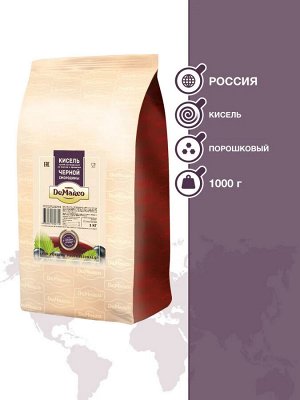Кисель сухой растворимый со вкусом и ароматом черной смородины, DeMarco, 1 кг